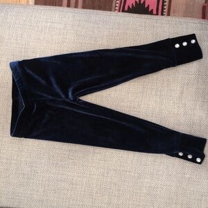 Carter's 2T blue velvet leggings